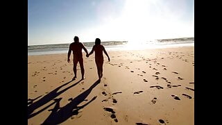 at the beach