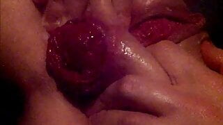Pussy and ass gaping prolapse orgasm squirting