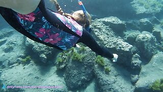 Reef Diving POV Backpacker Guide Gets Creampied in HD!!