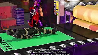 Catwoman Adventure – Chapter 1 Orgasm in the Printing Press