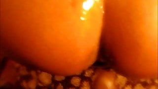 squirting on her ass