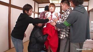 Asian babe’s fuck session ends with a creampie & facial